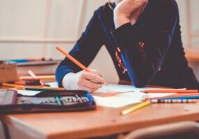 pupil writing